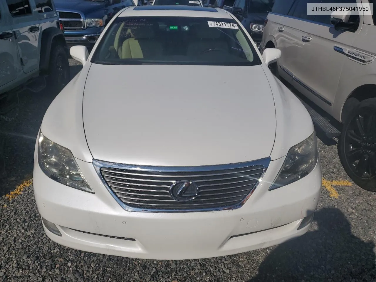 JTHBL46F375041950 2007 Lexus Ls 460