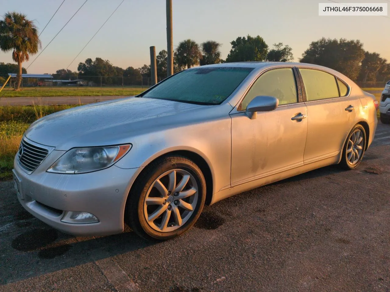 2007 Lexus Ls 460L VIN: JTHGL46F375006668 Lot: 74385654