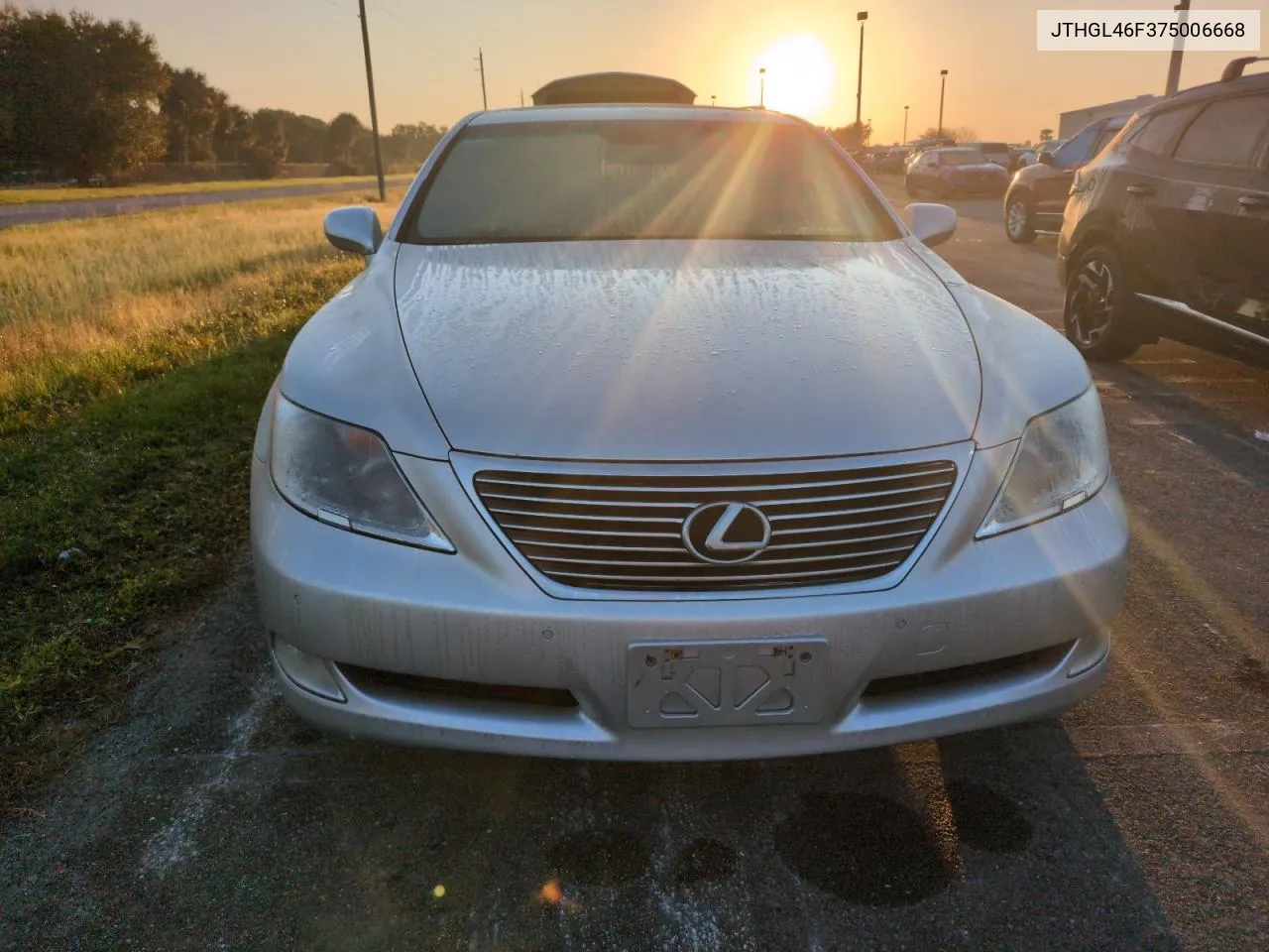 2007 Lexus Ls 460L VIN: JTHGL46F375006668 Lot: 74385654