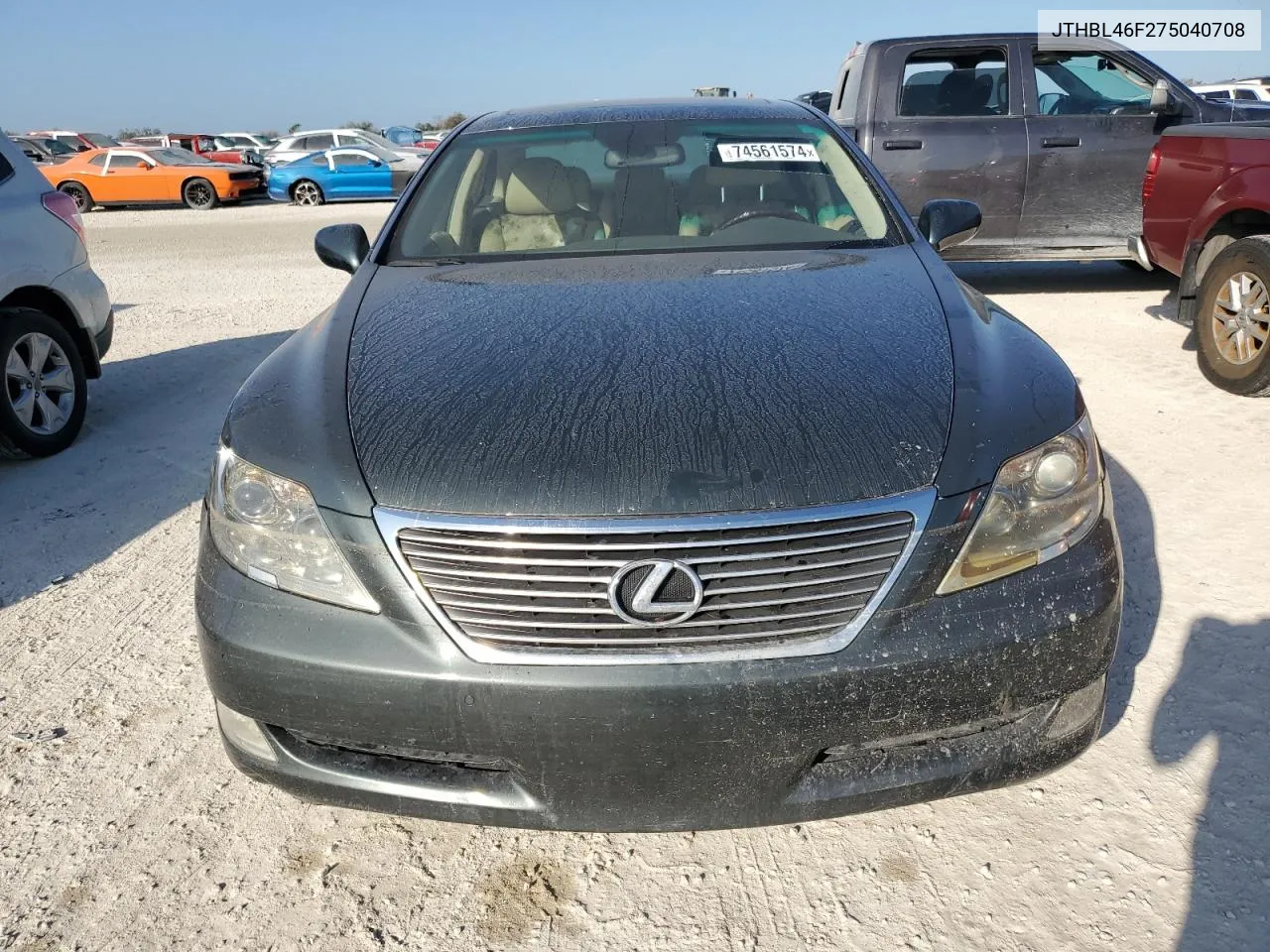 2007 Lexus Ls 460 VIN: JTHBL46F275040708 Lot: 74561574