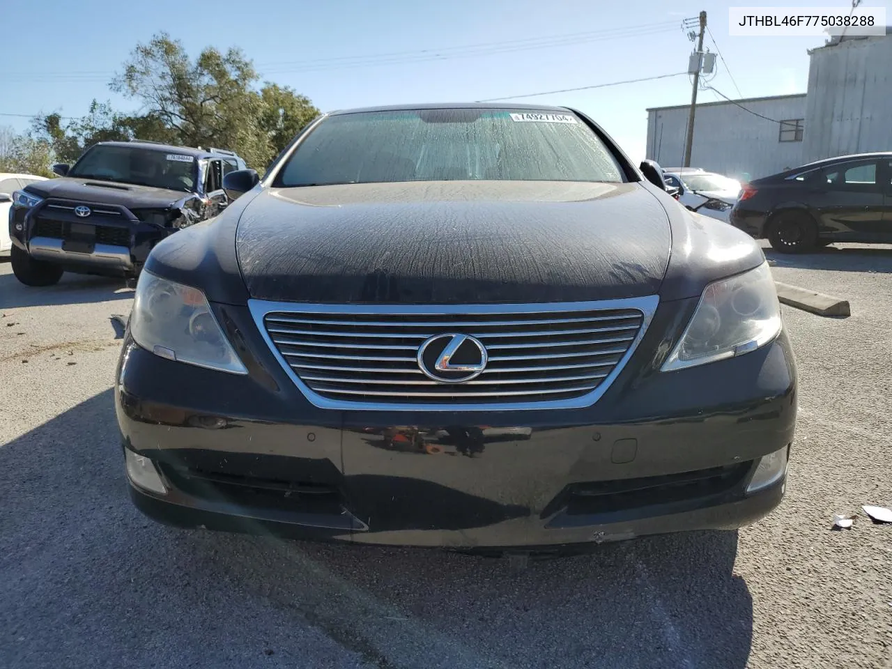 2007 Lexus Ls 460 VIN: JTHBL46F775038288 Lot: 74927704