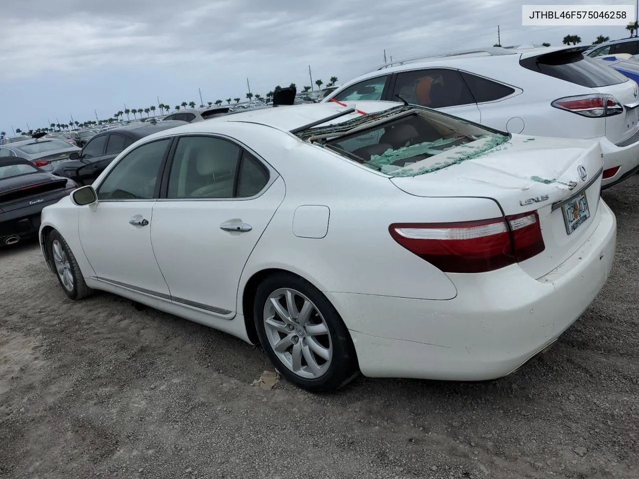 2007 Lexus Ls 460 VIN: JTHBL46F575046258 Lot: 74992174