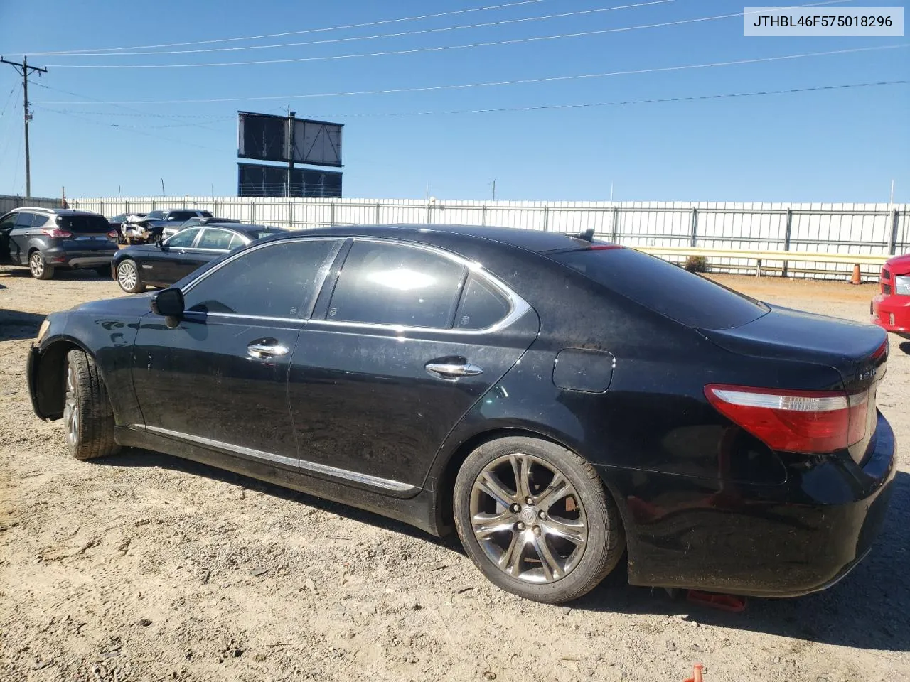 2007 Lexus Ls 460 VIN: JTHBL46F575018296 Lot: 75011504