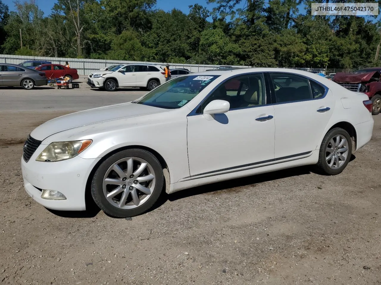 2007 Lexus Ls 460 VIN: JTHBL46F475042170 Lot: 75172414