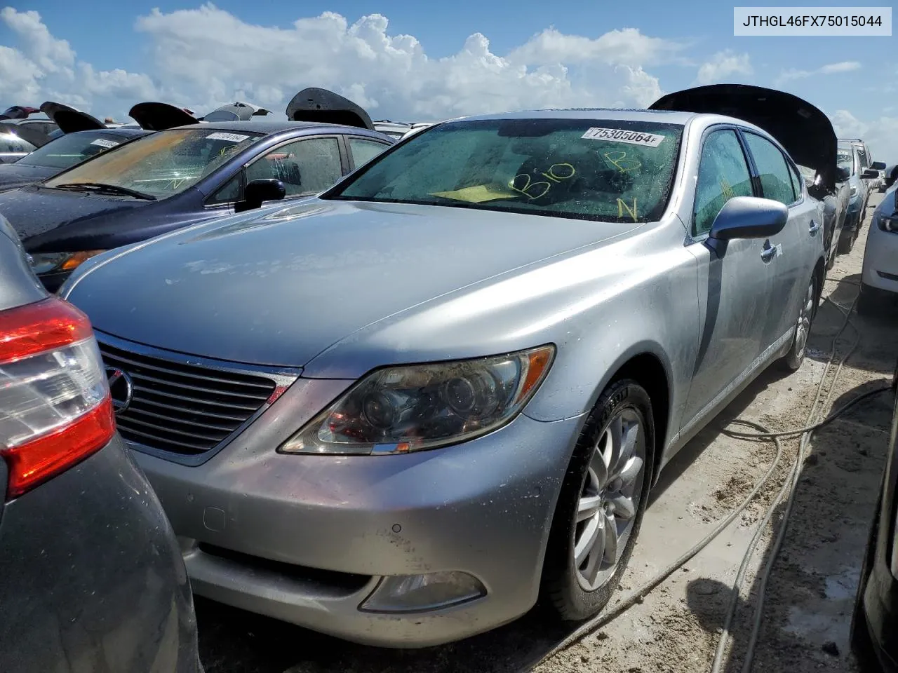 2007 Lexus Ls 460L VIN: JTHGL46FX75015044 Lot: 75305064