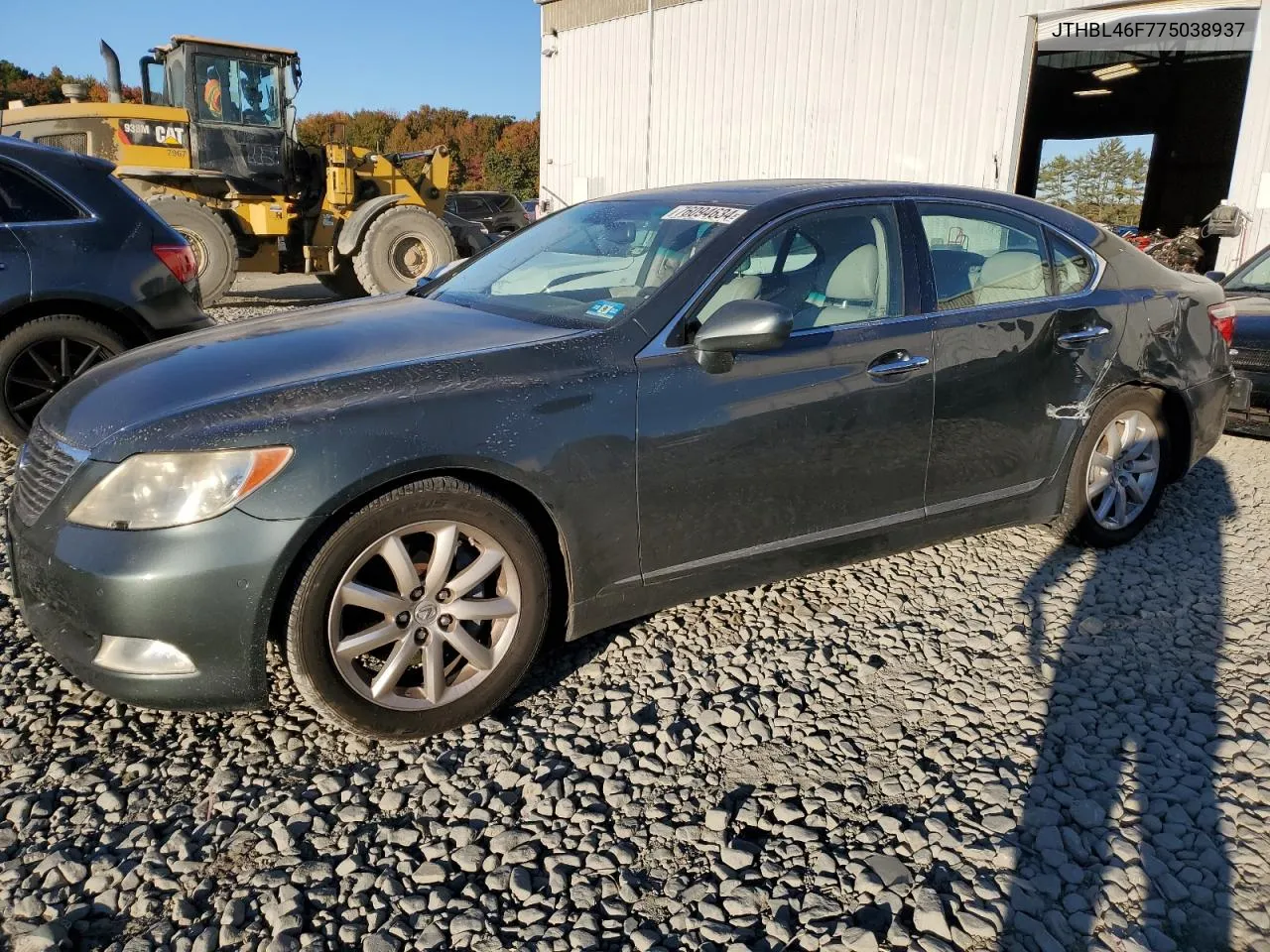 2007 Lexus Ls 460 VIN: JTHBL46F775038937 Lot: 76094634