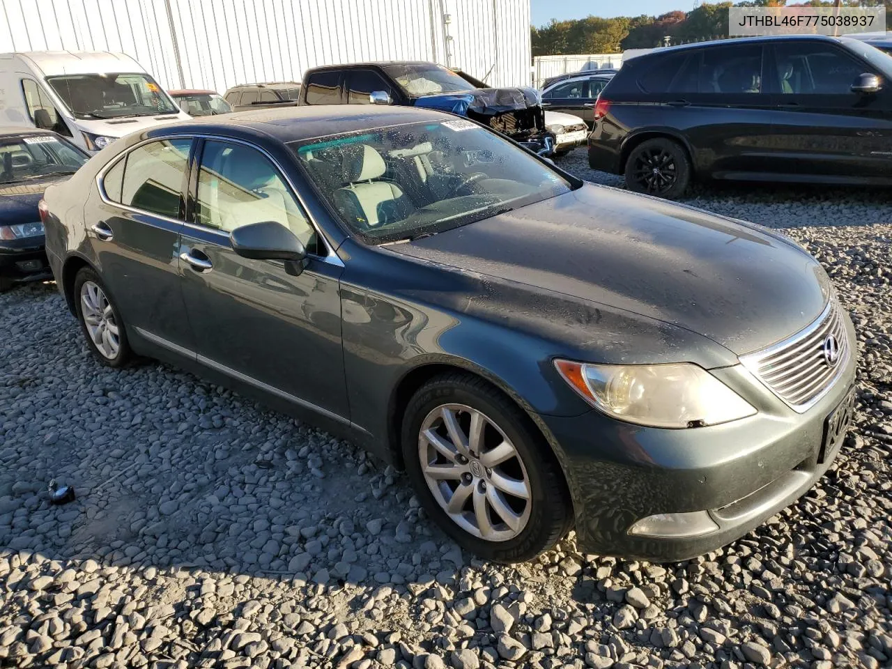 2007 Lexus Ls 460 VIN: JTHBL46F775038937 Lot: 76094634