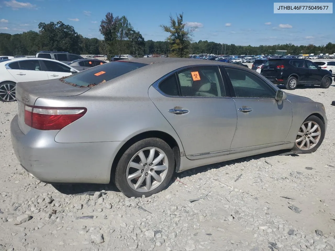 2007 Lexus Ls 460 VIN: JTHBL46F775049677 Lot: 76653654