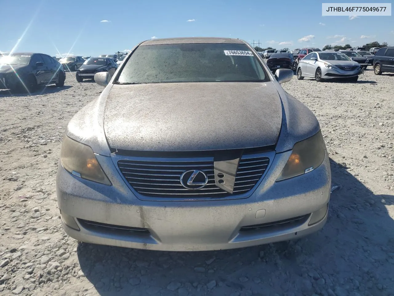 2007 Lexus Ls 460 VIN: JTHBL46F775049677 Lot: 76653654