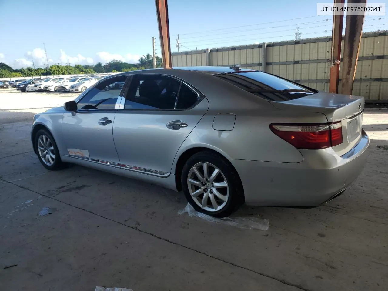 2007 Lexus Ls 460L VIN: JTHGL46F975007341 Lot: 76673064