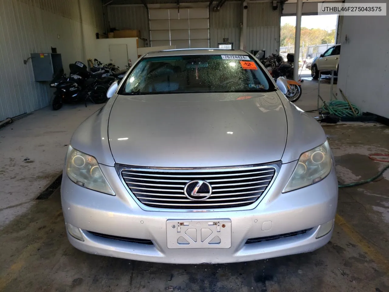 2007 Lexus Ls 460 VIN: JTHBL46F275043575 Lot: 76724424