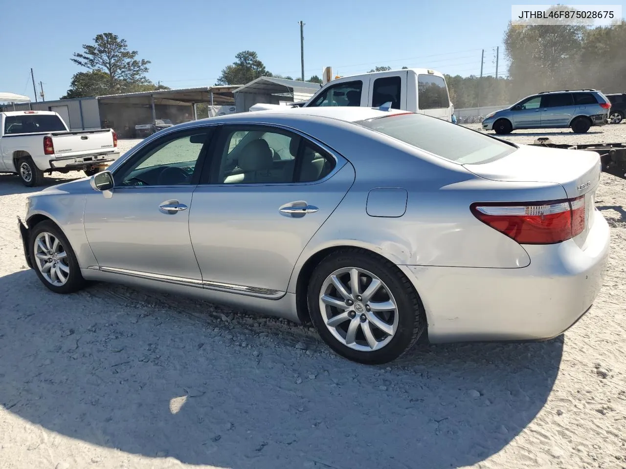 2007 Lexus Ls 460 VIN: JTHBL46F875028675 Lot: 76939074