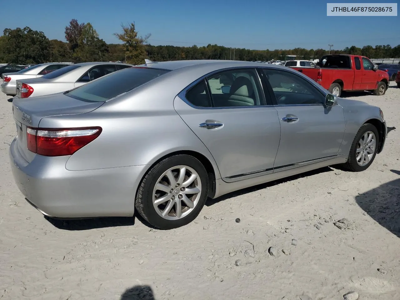 2007 Lexus Ls 460 VIN: JTHBL46F875028675 Lot: 76939074