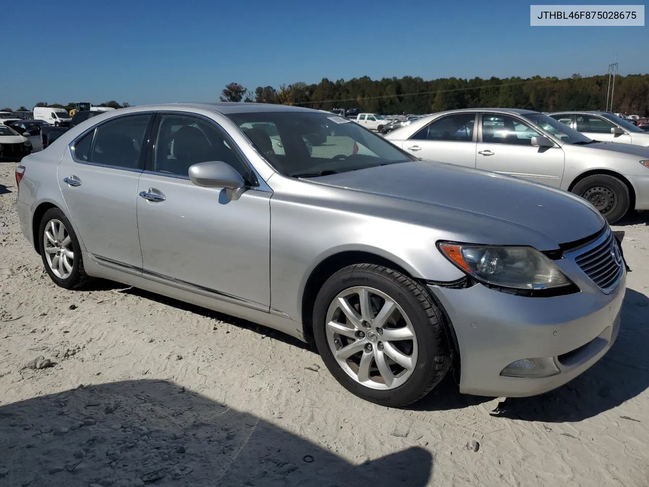 2007 Lexus Ls 460 VIN: JTHBL46F875028675 Lot: 76939074