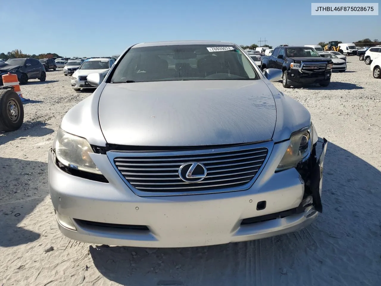 2007 Lexus Ls 460 VIN: JTHBL46F875028675 Lot: 76939074