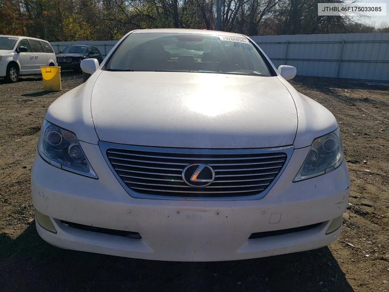 2007 Lexus Ls 460 VIN: JTHBL46F175033085 Lot: 79266934