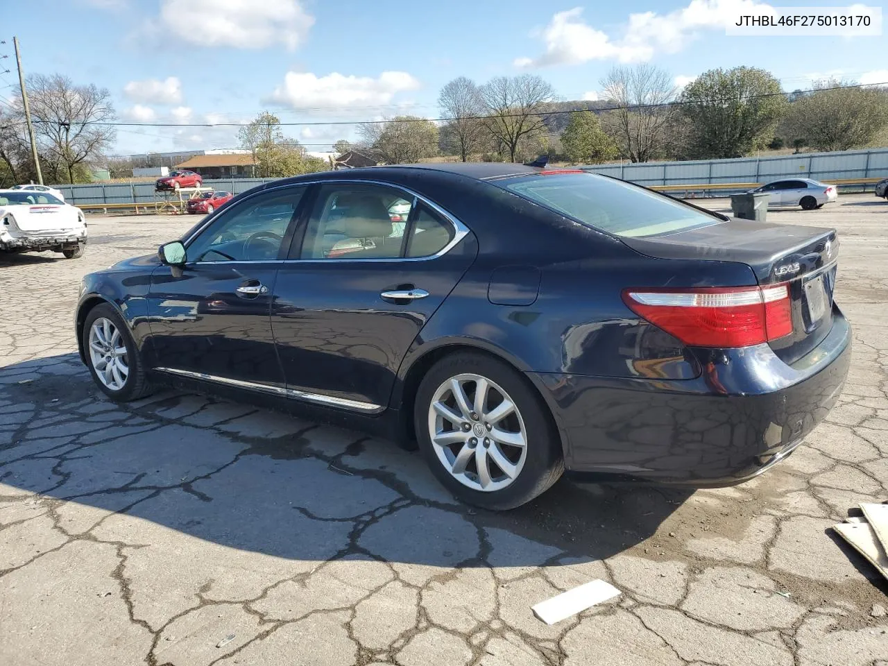 2007 Lexus Ls 460 VIN: JTHBL46F275013170 Lot: 80076104