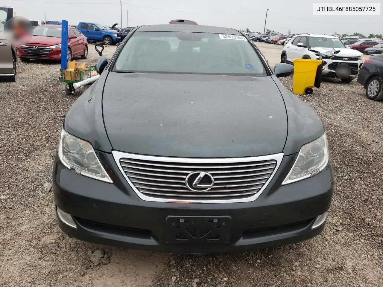 2008 Lexus Ls 460 VIN: JTHBL46F885057725 Lot: 53093504