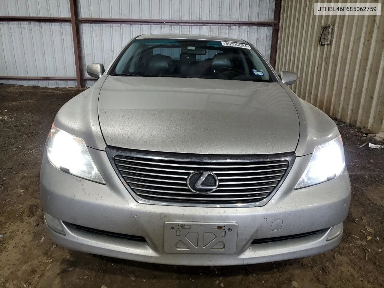 2008 Lexus Ls 460 VIN: JTHBL46F685062759 Lot: 69930634