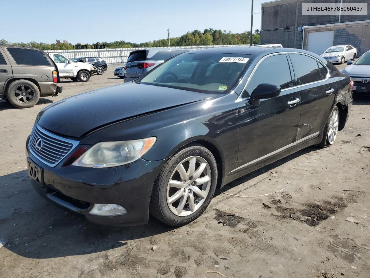 2008 Lexus Ls 460 VIN: JTHBL46F785060437 Lot: 70977704