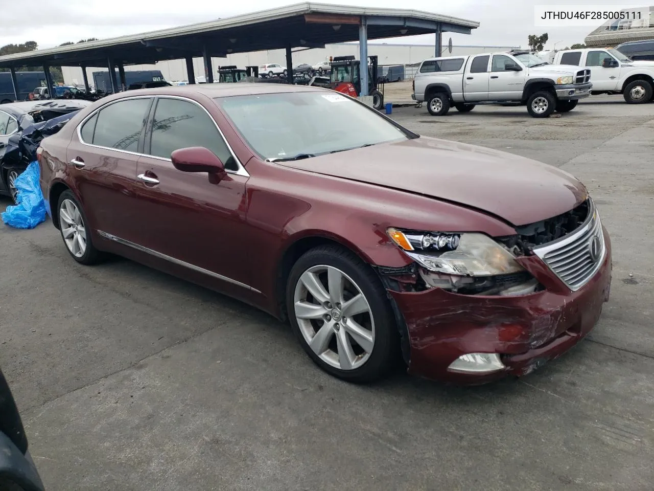 2008 Lexus Ls 600Hl VIN: JTHDU46F285005111 Lot: 71844694