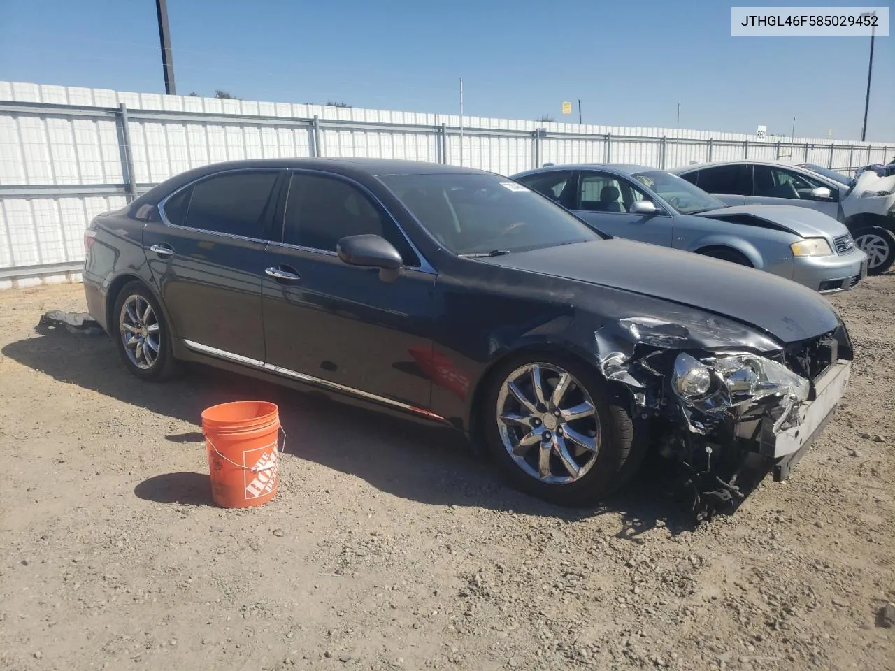 2008 Lexus Ls 460L VIN: JTHGL46F585029452 Lot: 73004654