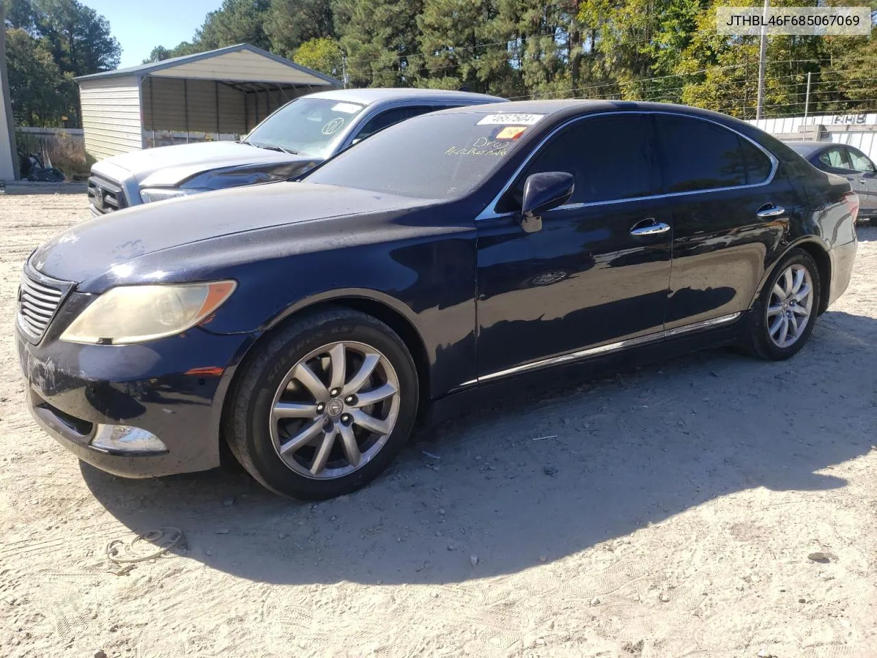 2008 Lexus Ls 460 VIN: JTHBL46F685067069 Lot: 74657504