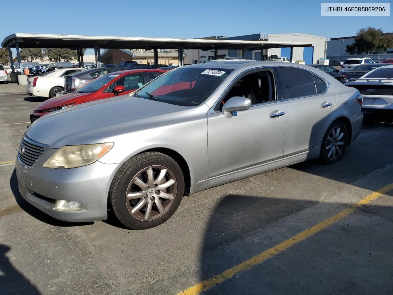 2008 Lexus Ls 460 VIN: JTHBL46F085069206 Lot: 74796604