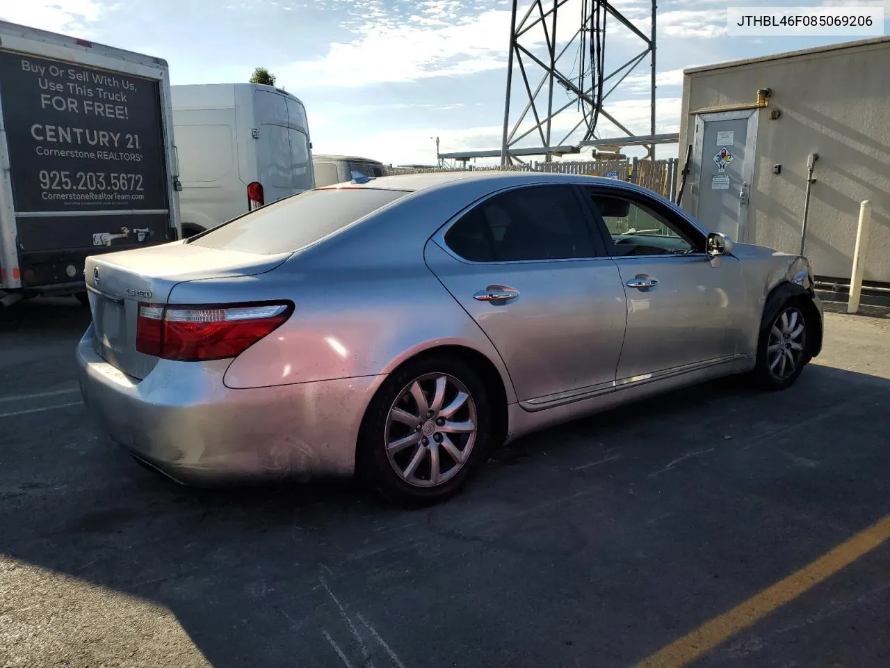 2008 Lexus Ls 460 VIN: JTHBL46F085069206 Lot: 74796604