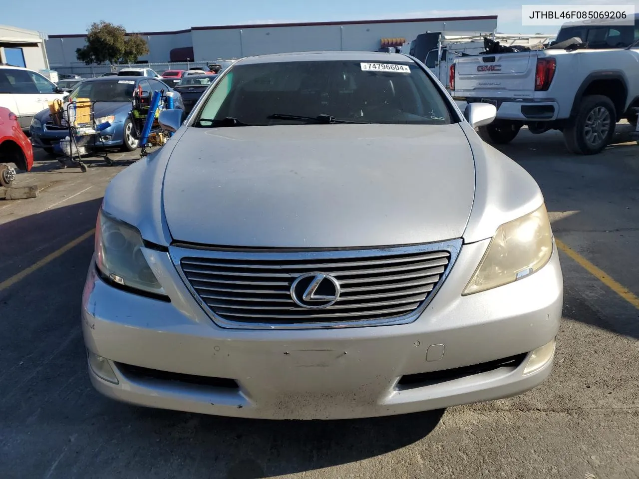 2008 Lexus Ls 460 VIN: JTHBL46F085069206 Lot: 74796604