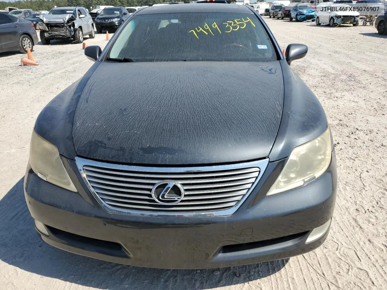 2008 Lexus Ls 460 VIN: JTHBL46FX85076907 Lot: 74993354