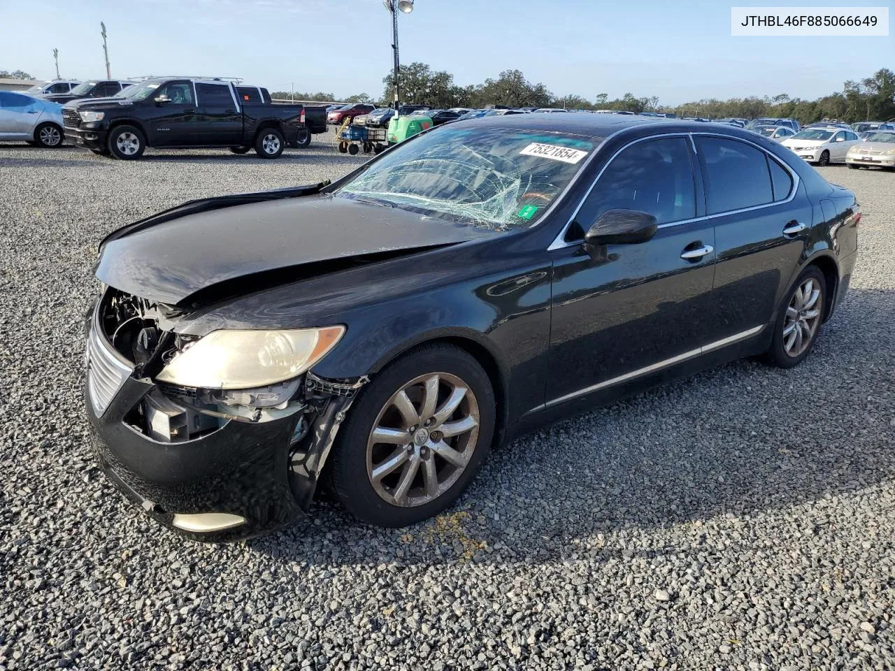 2008 Lexus Ls 460 VIN: JTHBL46F885066649 Lot: 75321854