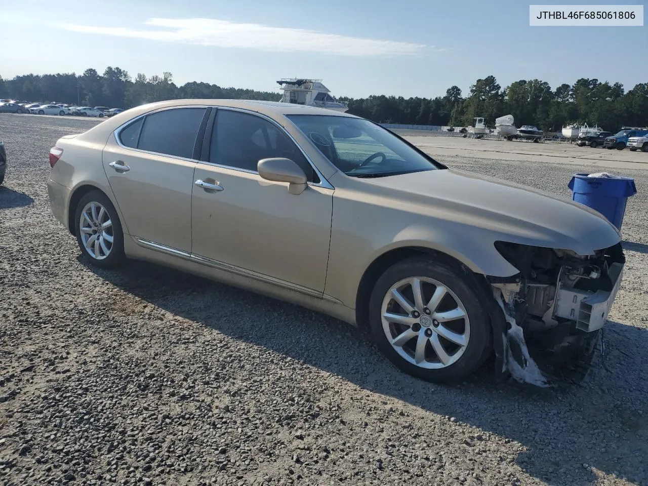 2008 Lexus Ls 460 VIN: JTHBL46F685061806 Lot: 75391554