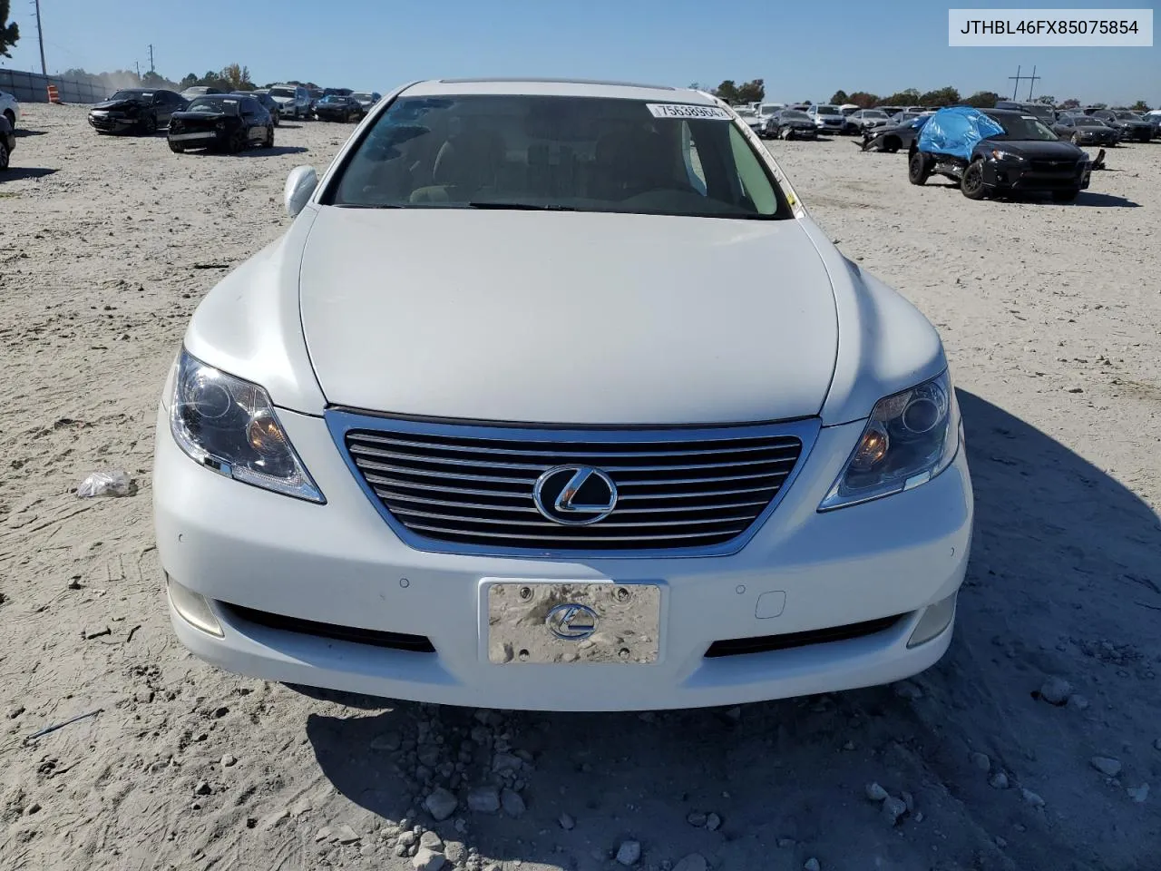 2008 Lexus Ls 460 VIN: JTHBL46FX85075854 Lot: 75638964