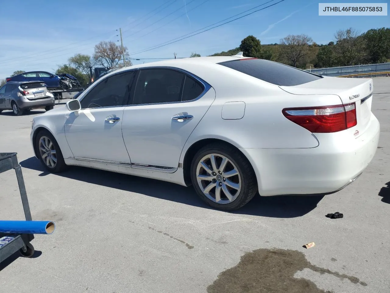 2008 Lexus Ls 460 VIN: JTHBL46F885075853 Lot: 76088404