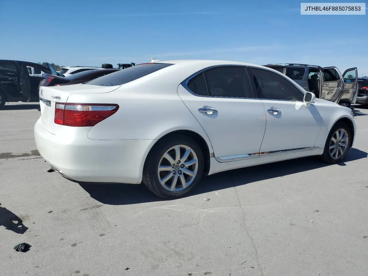 2008 Lexus Ls 460 VIN: JTHBL46F885075853 Lot: 76088404