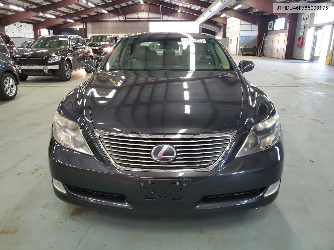 2008 Lexus Ls 600Hl VIN: JTHDU46F785003175 Lot: 77322634