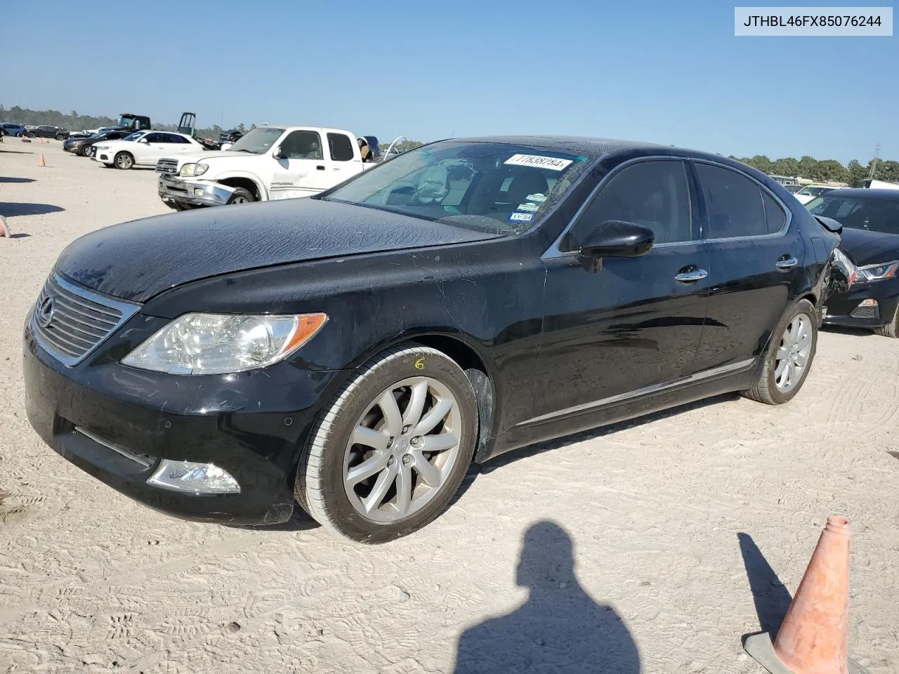 2008 Lexus Ls 460 VIN: JTHBL46FX85076244 Lot: 77838284