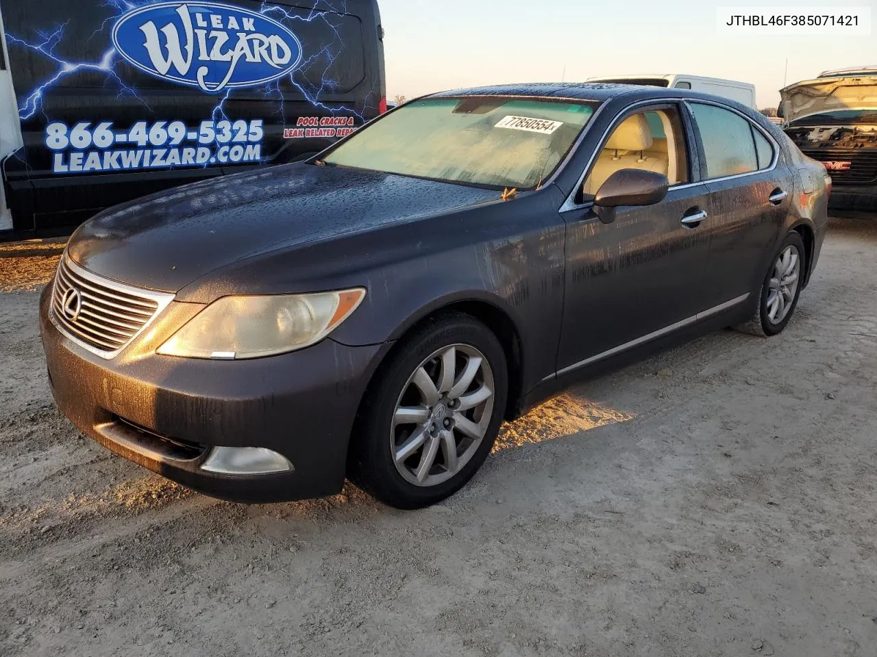 2008 Lexus Ls 460 VIN: JTHBL46F385071421 Lot: 77850554