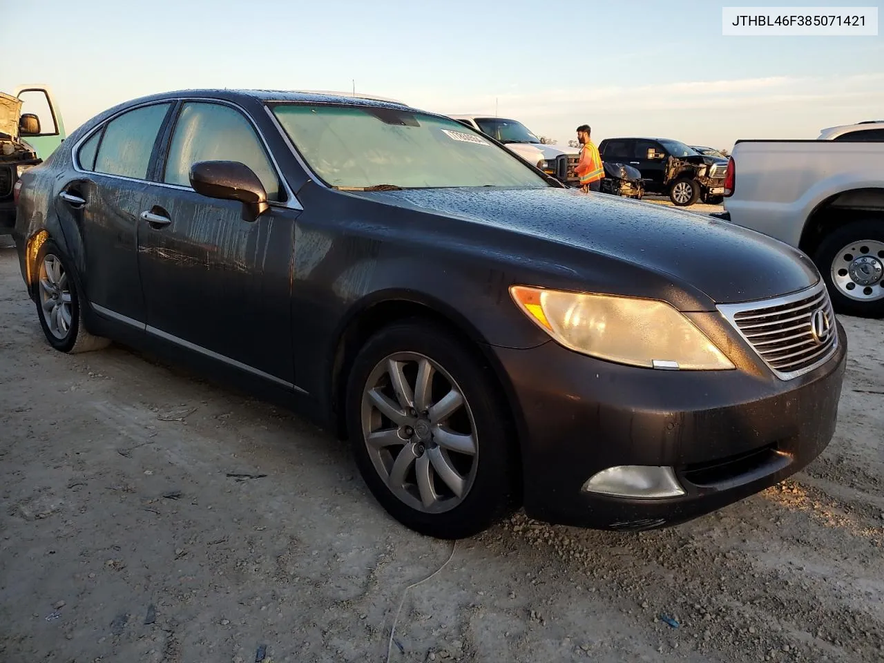 2008 Lexus Ls 460 VIN: JTHBL46F385071421 Lot: 77850554