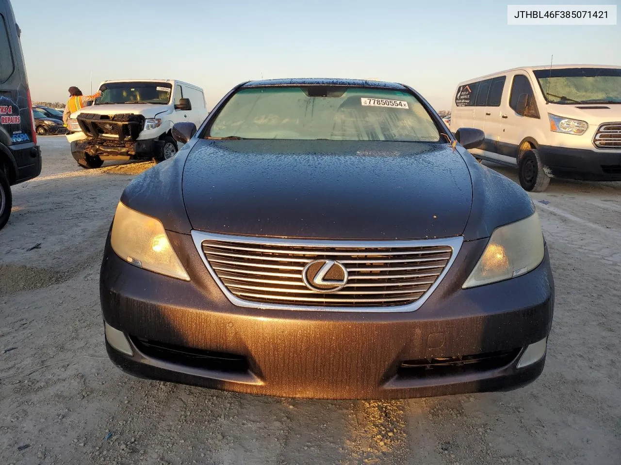 2008 Lexus Ls 460 VIN: JTHBL46F385071421 Lot: 77850554