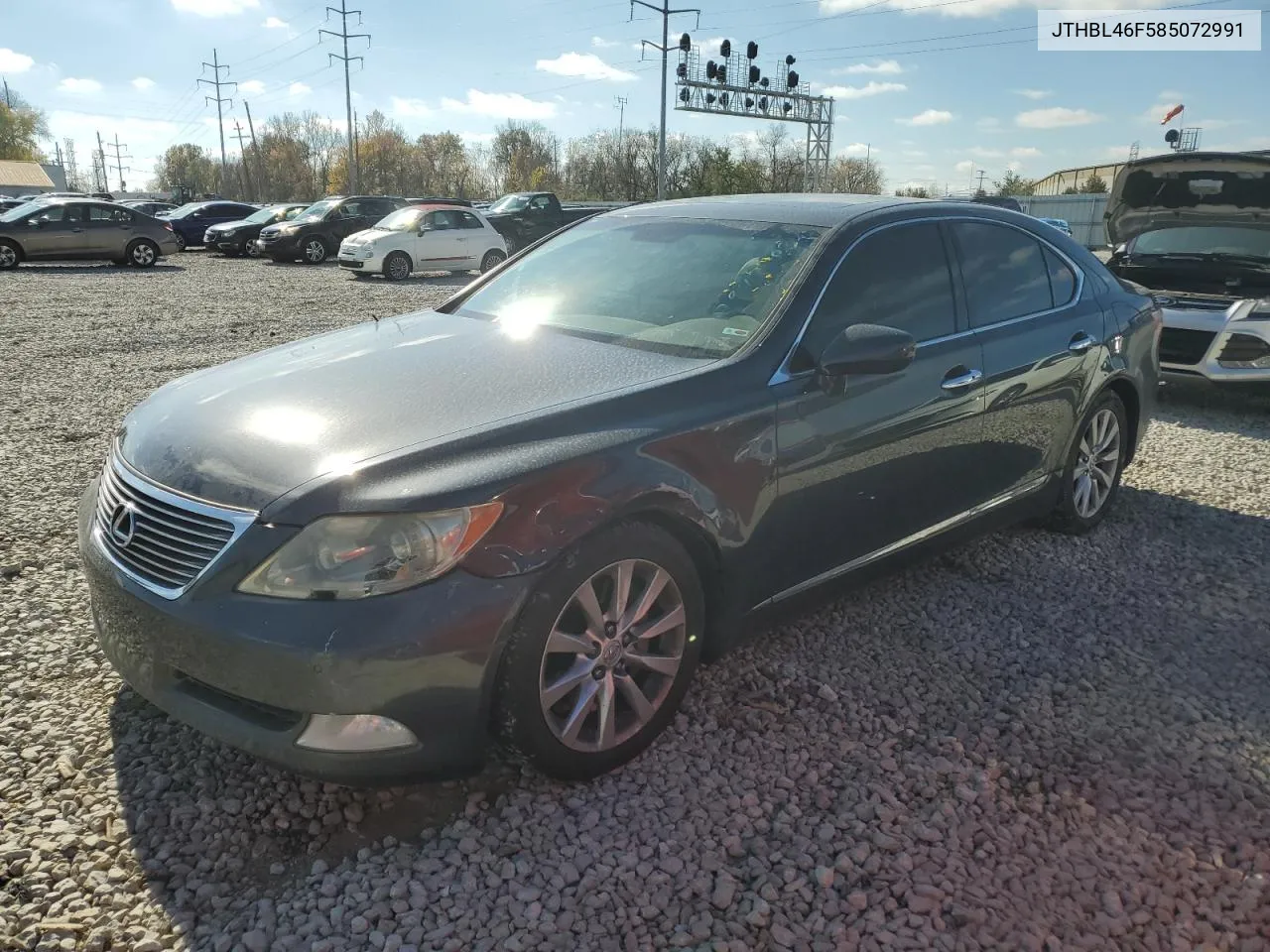 2008 Lexus Ls 460 VIN: JTHBL46F585072991 Lot: 78495884