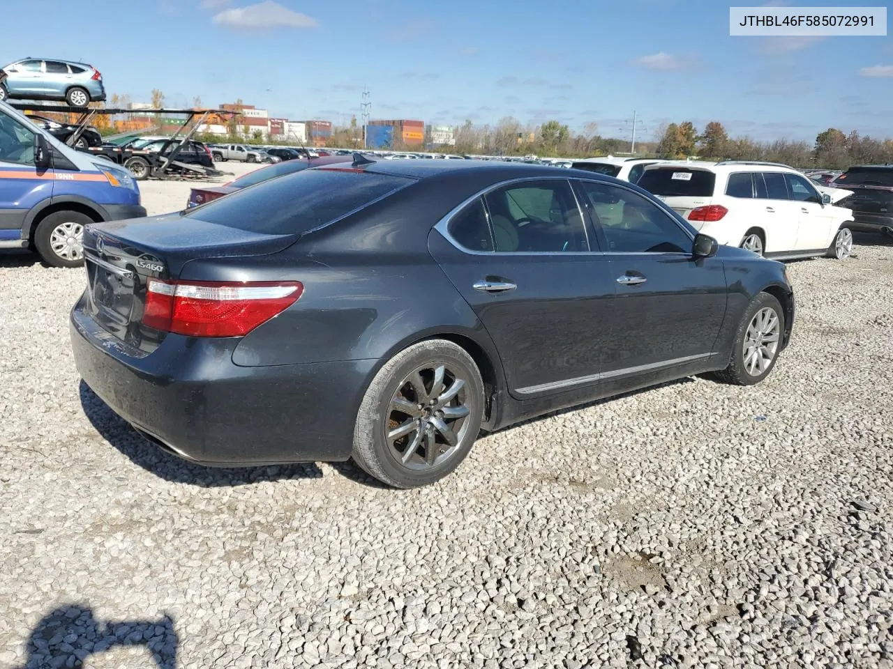 2008 Lexus Ls 460 VIN: JTHBL46F585072991 Lot: 78495884