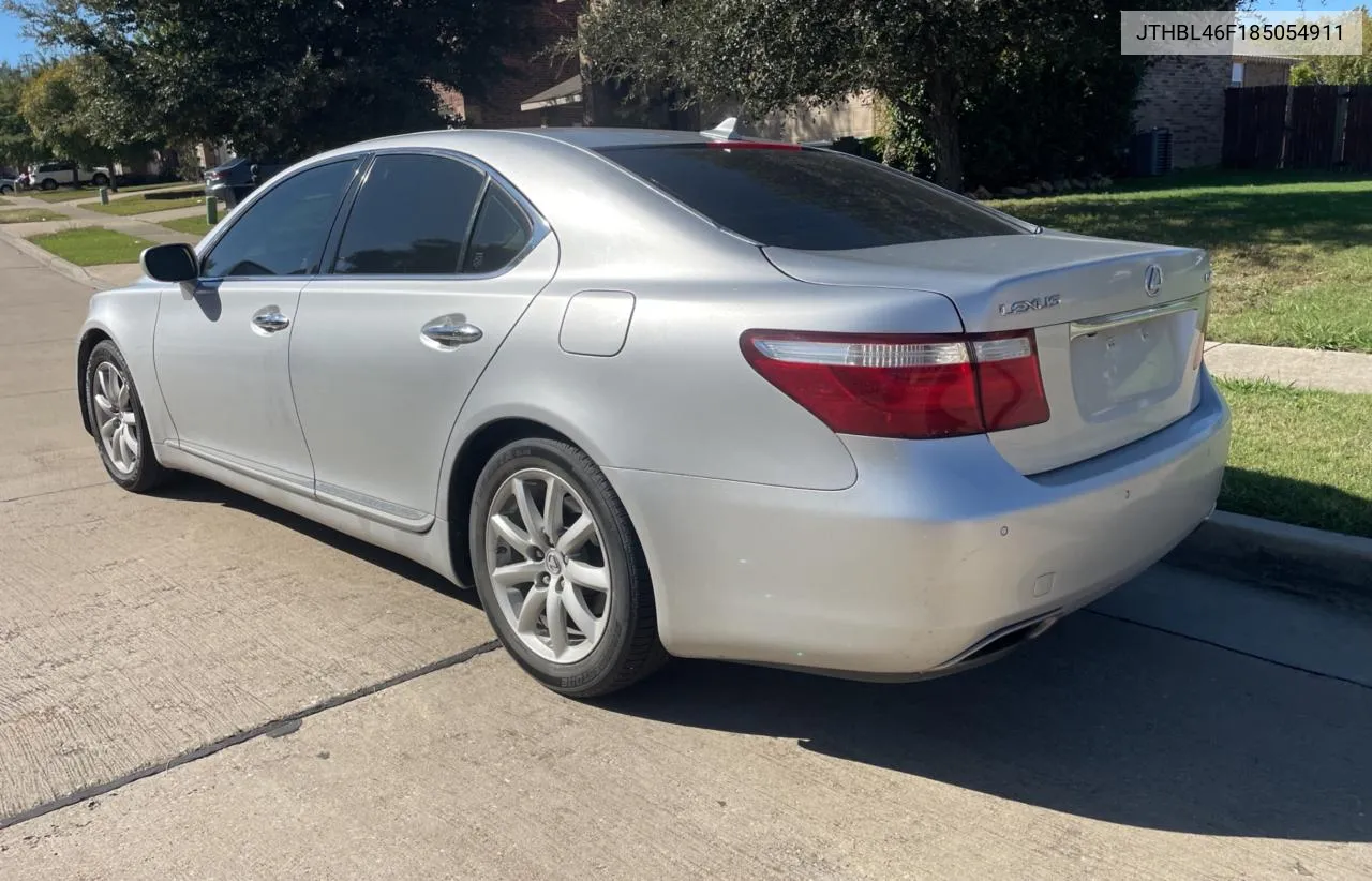 2008 Lexus Ls 460 VIN: JTHBL46F185054911 Lot: 80898074