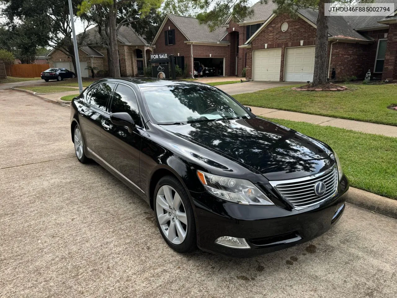 2008 Lexus Ls 600Hl VIN: JTHDU46F885002794 Lot: 80986664