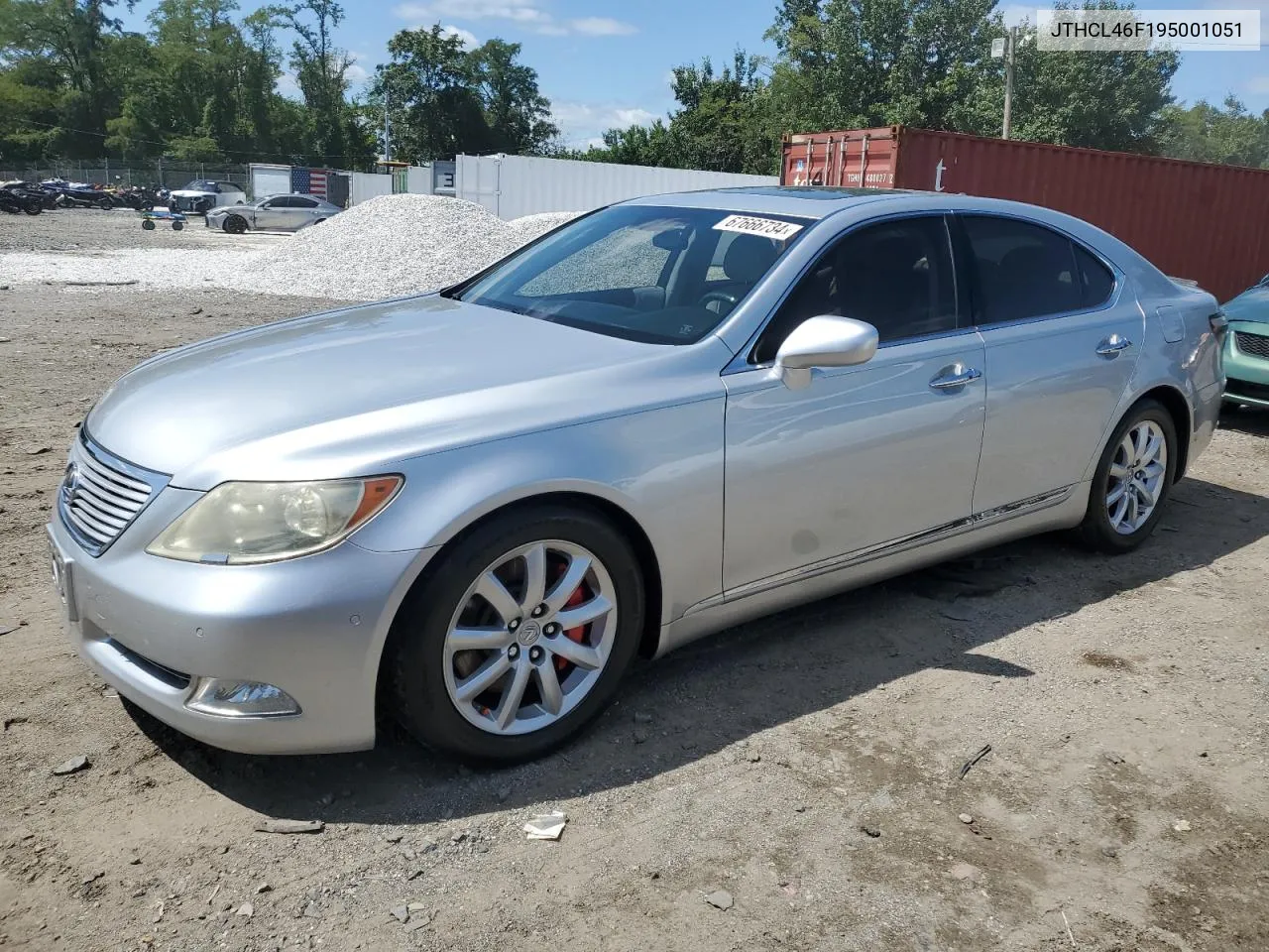 JTHCL46F195001051 2009 Lexus Ls 460