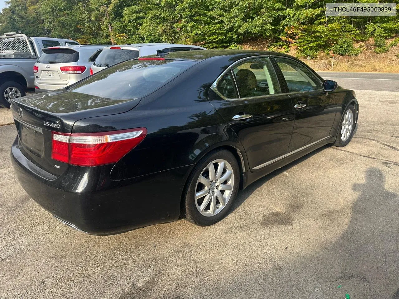 JTHCL46F495000839 2009 Lexus Ls 460