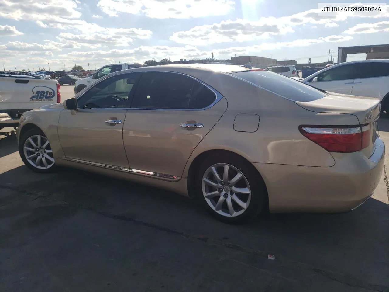 2009 Lexus Ls 460 VIN: JTHBL46F595090246 Lot: 73120154