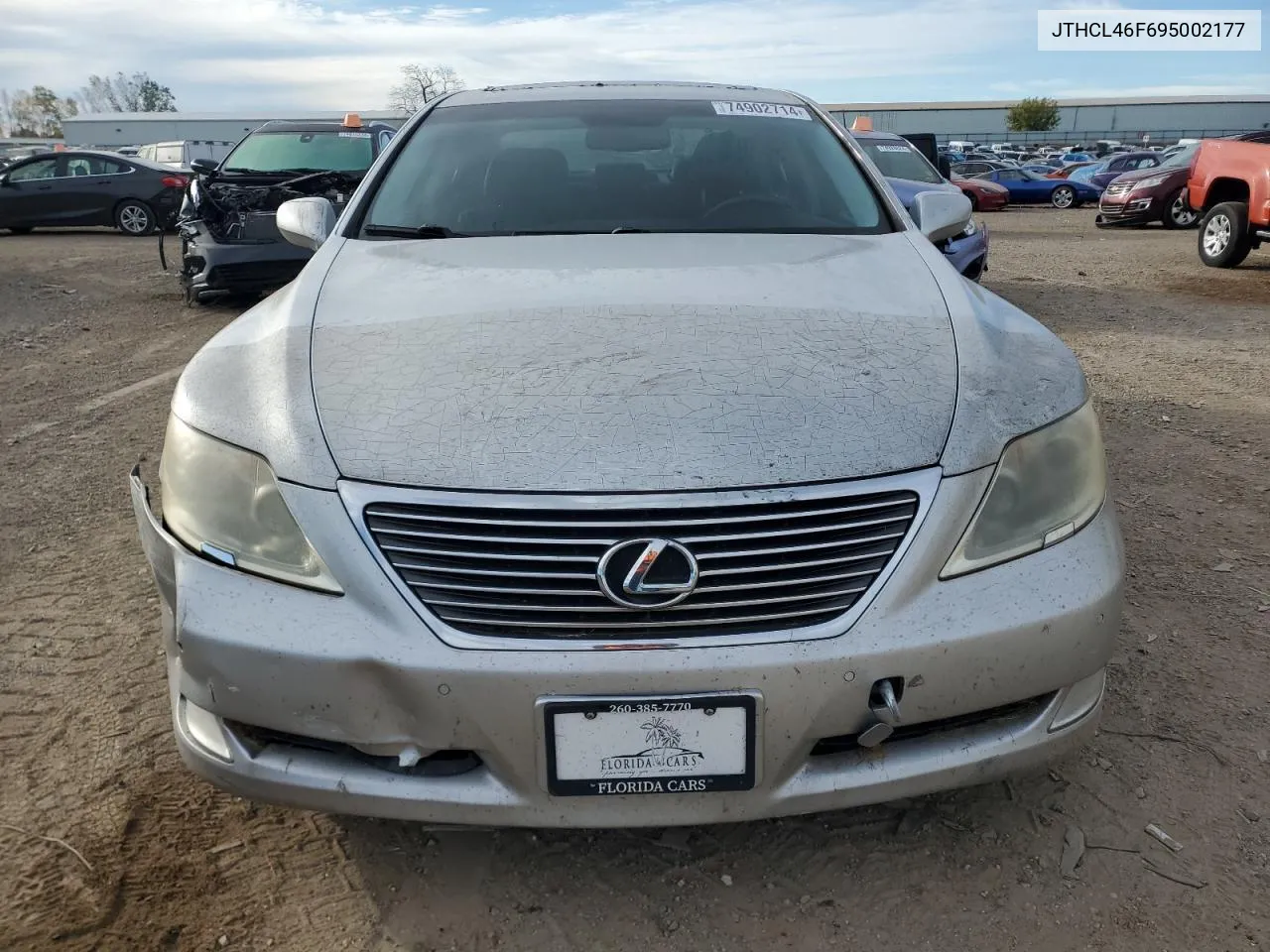 2009 Lexus Ls 460 VIN: JTHCL46F695002177 Lot: 74902714