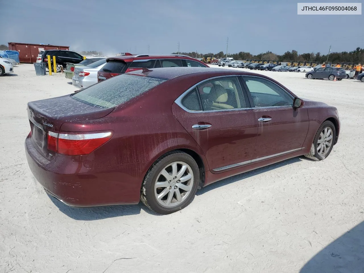 2009 Lexus Ls 460 VIN: JTHCL46F095004068 Lot: 75073044